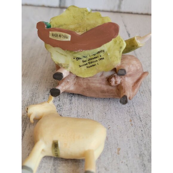 Sue dreamer Joseph nativity scene sheep Shepard xmas home decor set - Picture 9 of 9